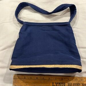 Navy purse
